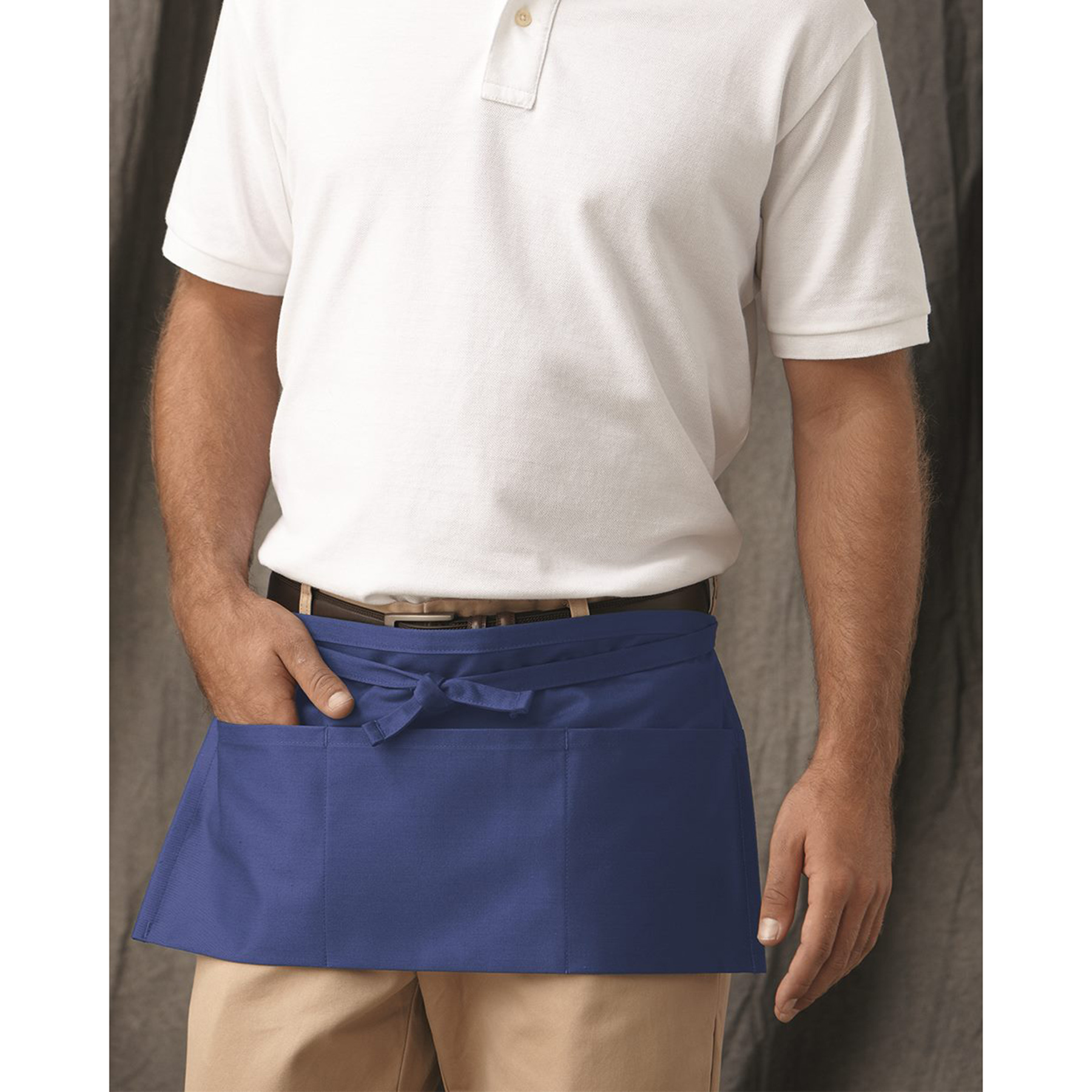 9 oz. Cotton Ashley W3 Twill Waist Apron 3