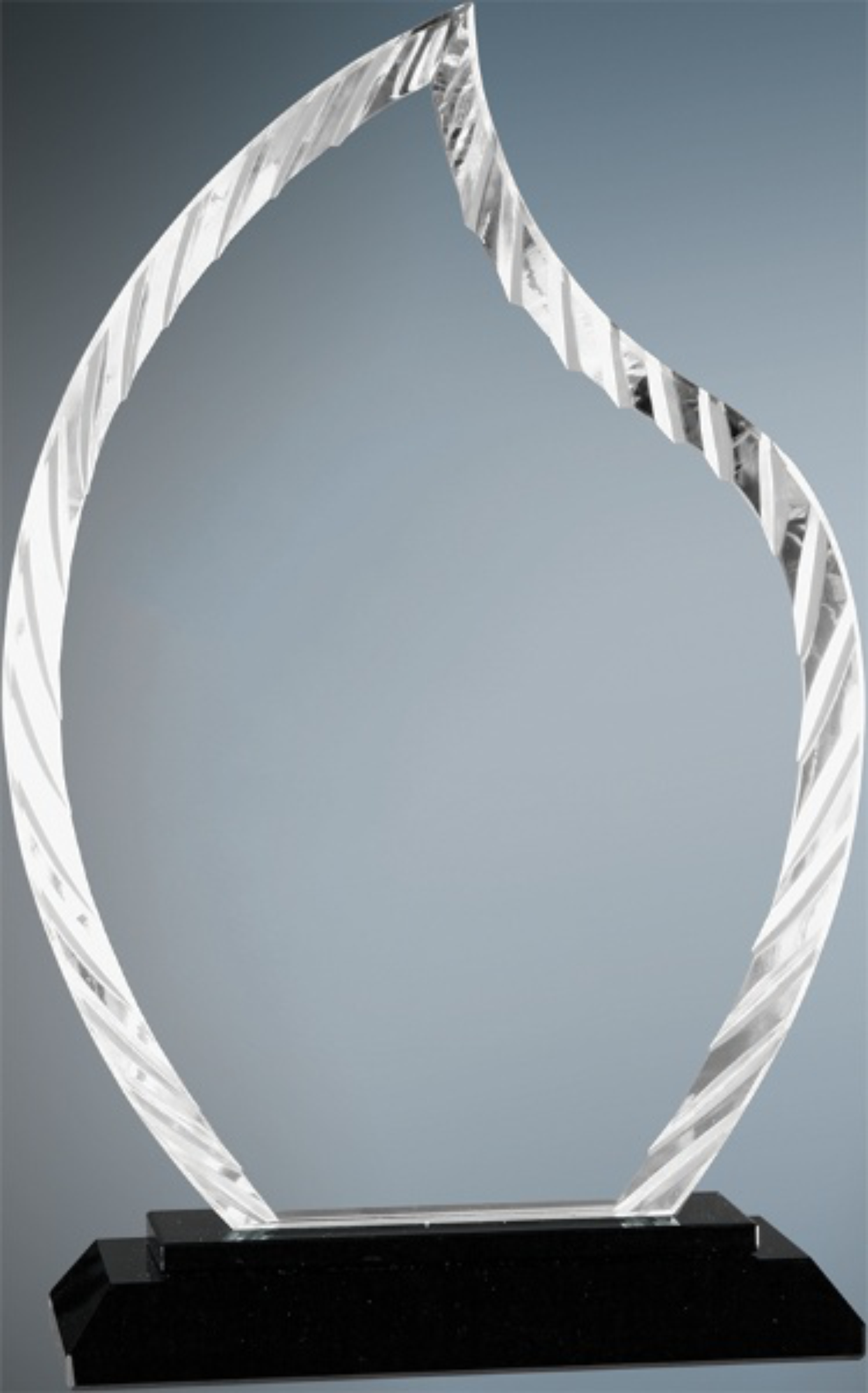 8" Medium Flame Accent Glass Award 3