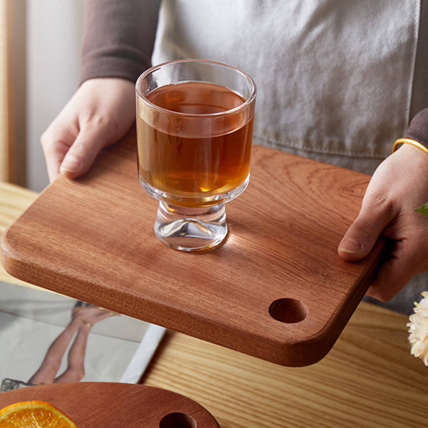 Multi-functional Cutting board Coaster Fruit Plate 10