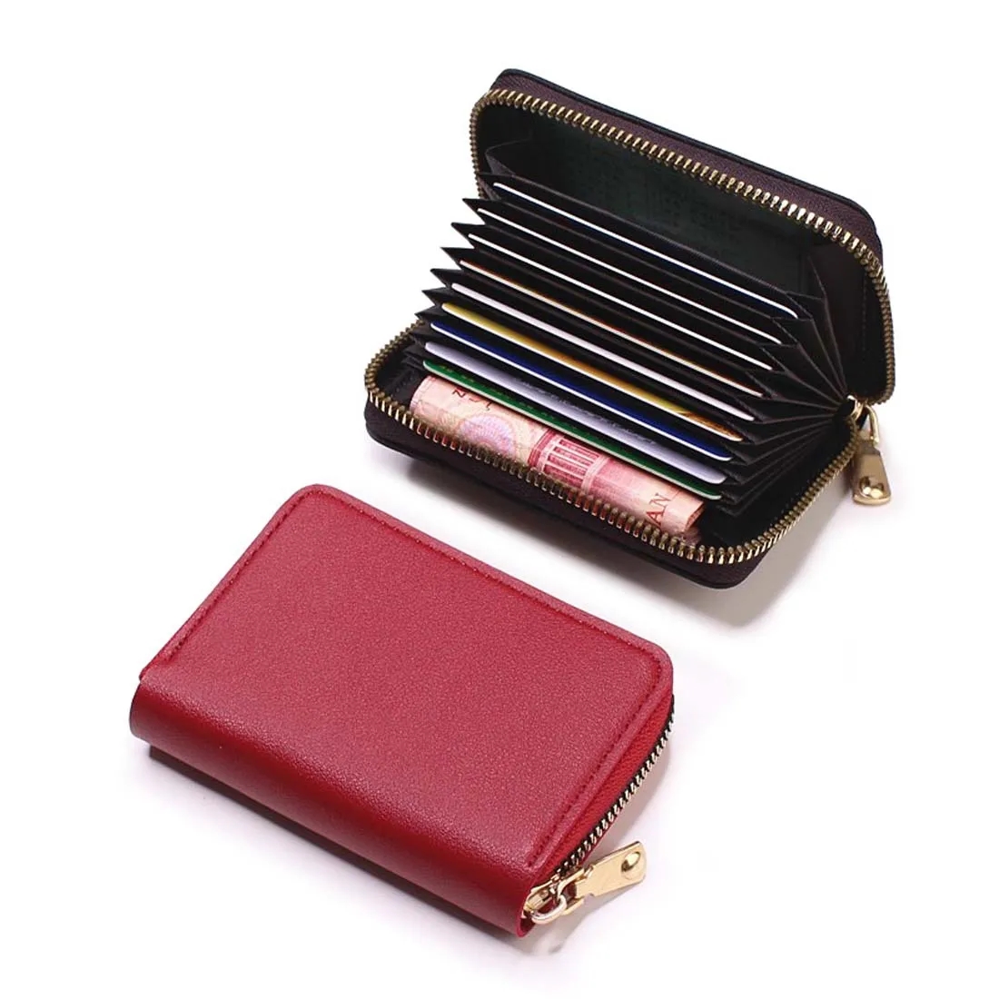 RFID Blocking Leather Credit Card Case 4