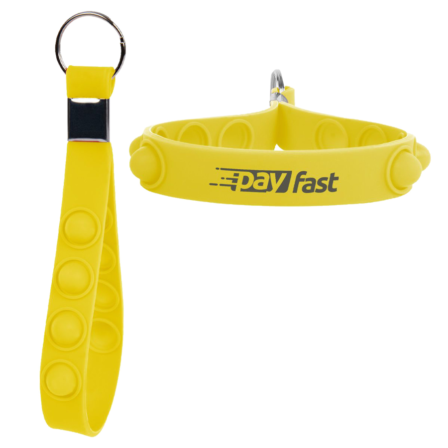 Pop Fidget Toy Keychain Wristband