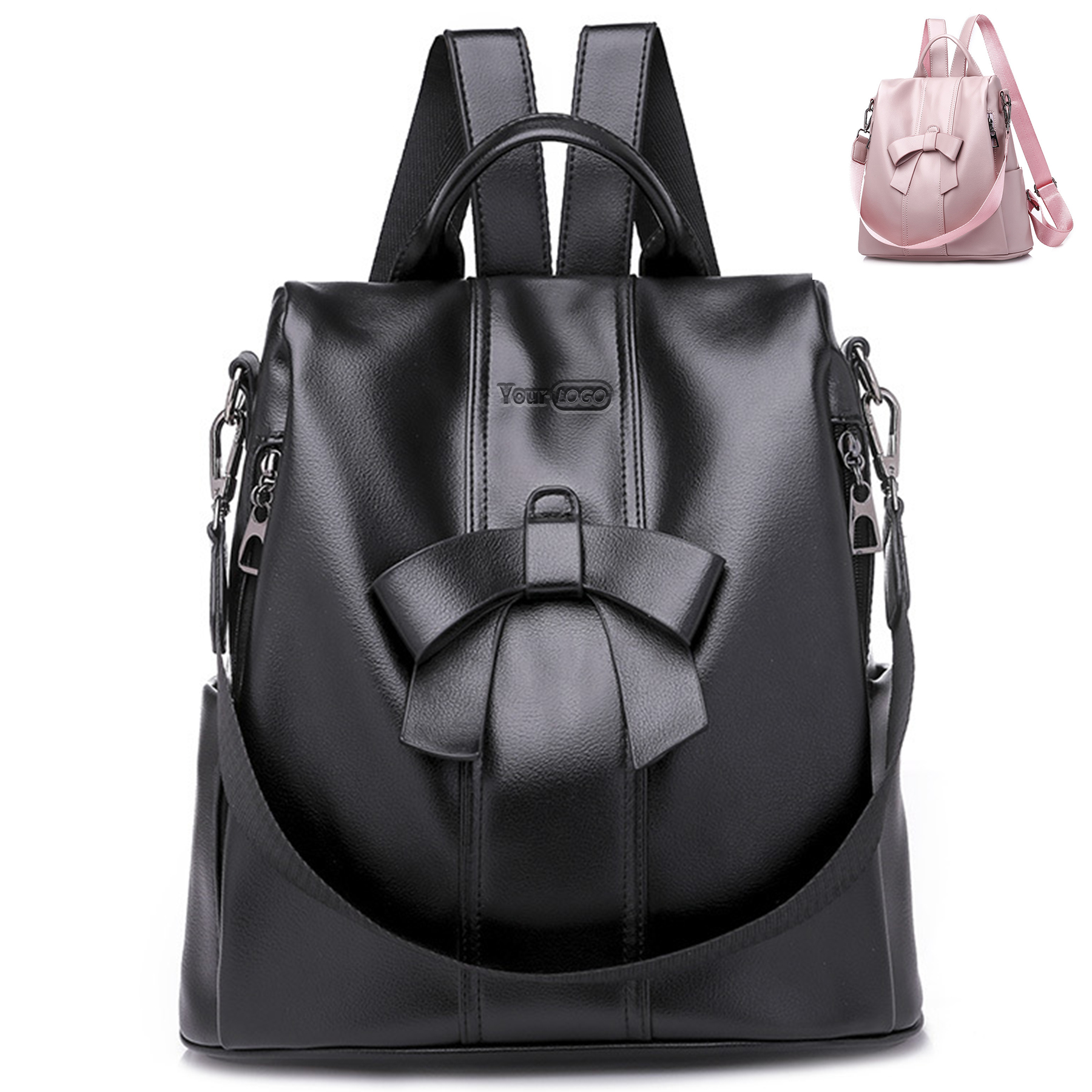 Fashion PU Leather Backpack for Women 2