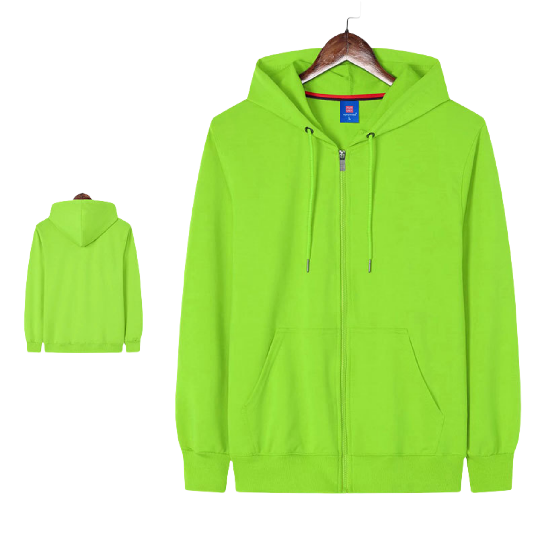 Full Zip cotton Pullover drawstring hooded Loose Fit hoodie, custom hoodie or sweatshirt with logo imprint 12