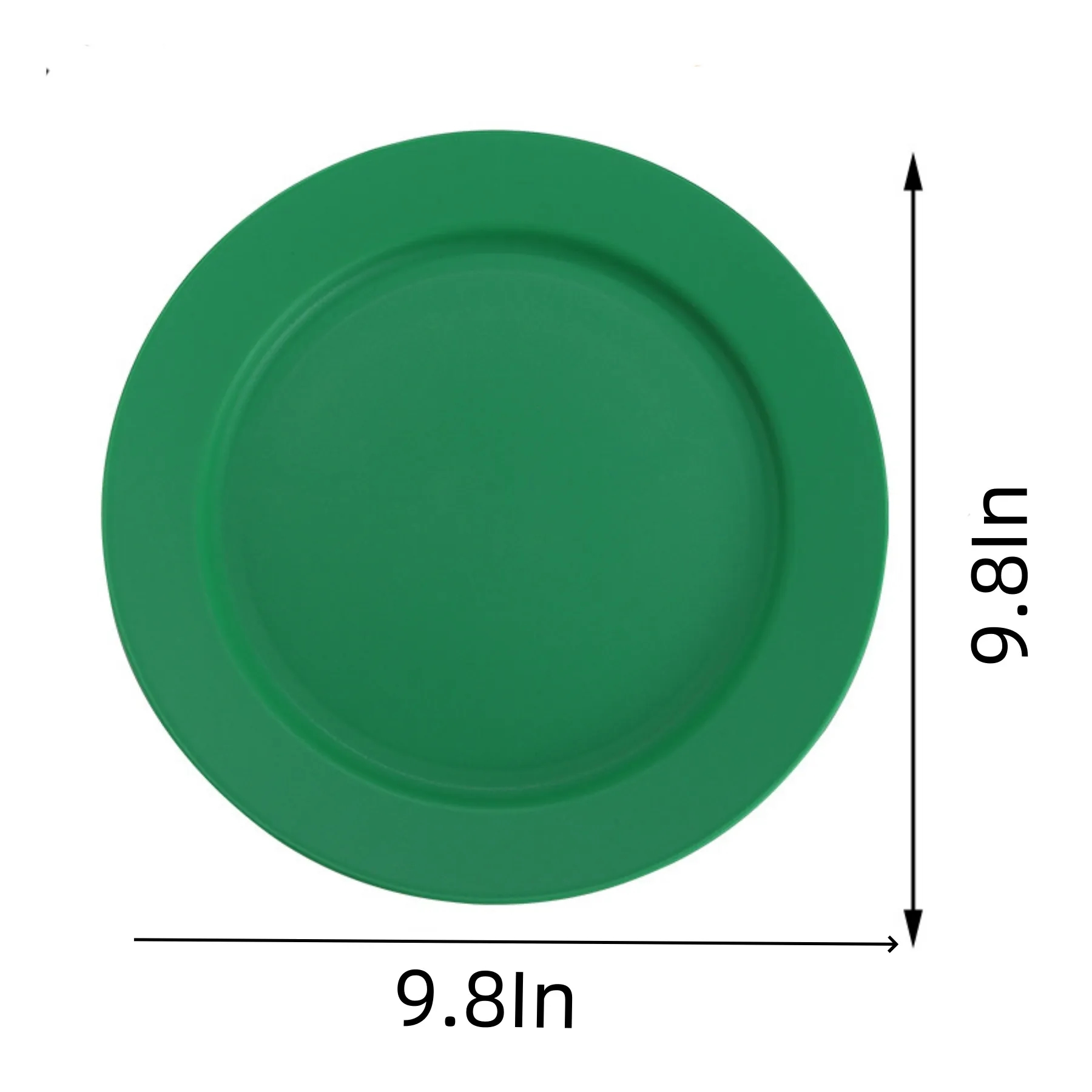 Plastic Plate 9.8 Inch 4
