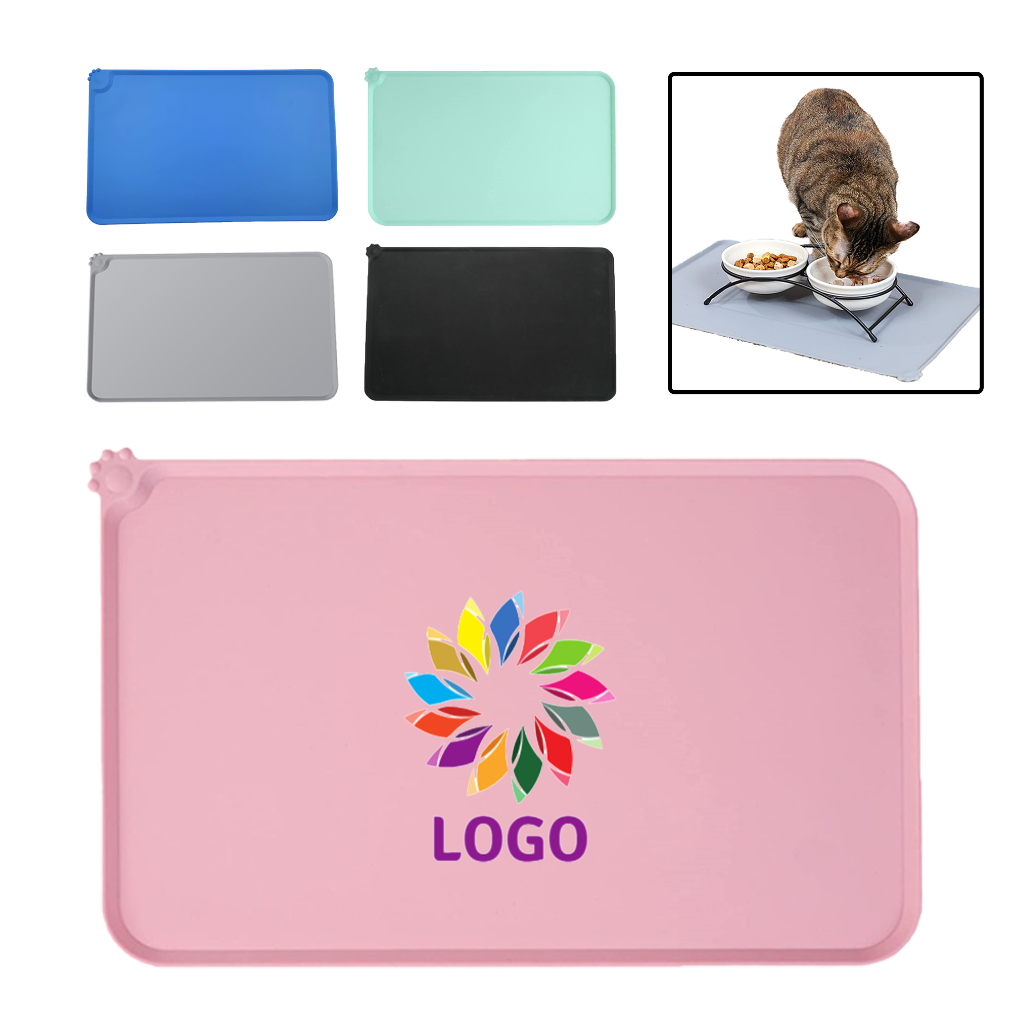 Portable Silicone Pet Placemat 4