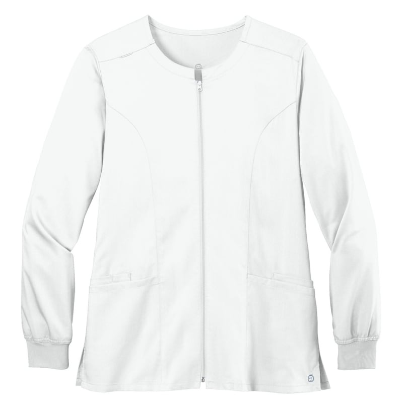WonderWink Women's Premiere Flex Full-Zip Scrub Jacket 4