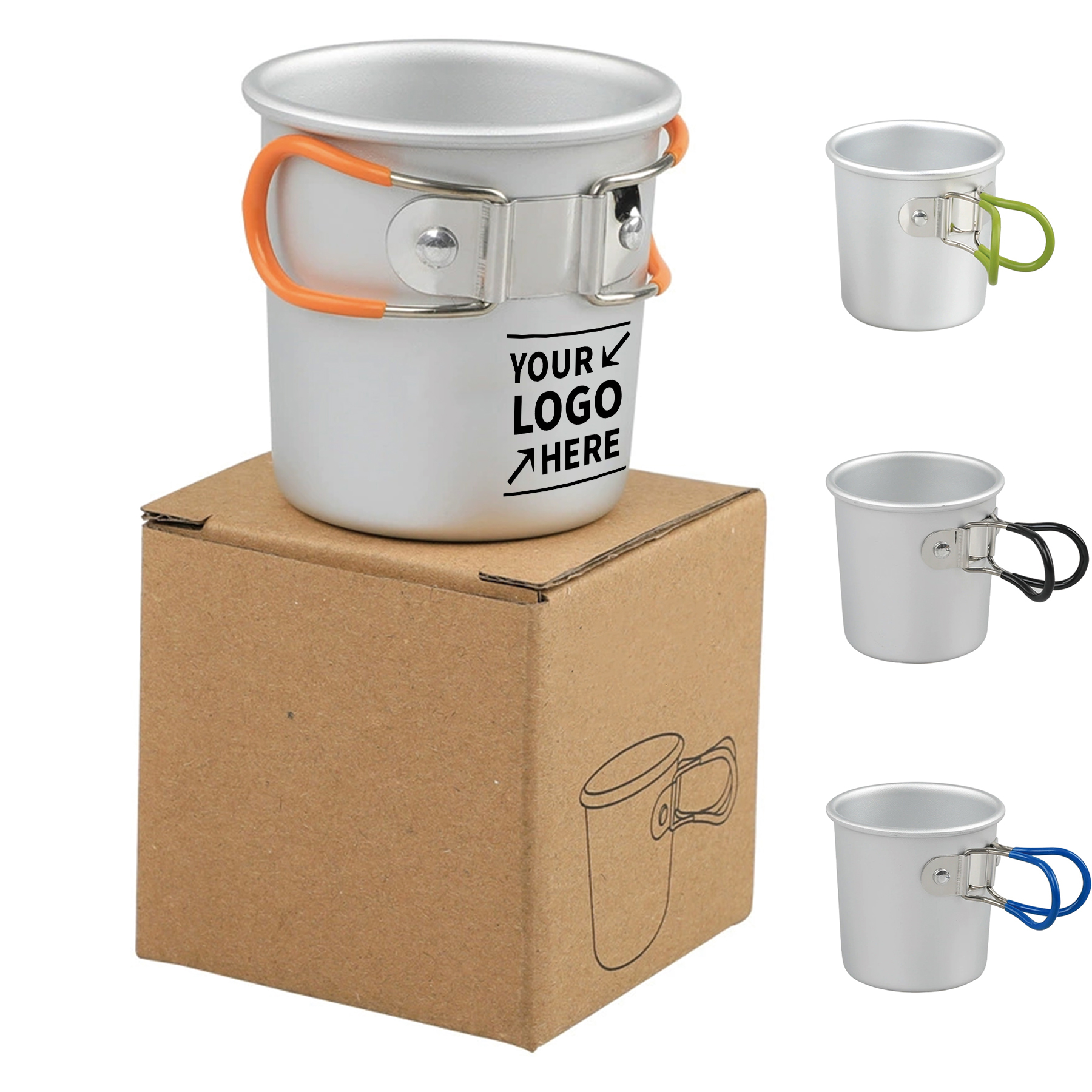 Aluminum Alloy Outdoor Folding Camping Cup 3