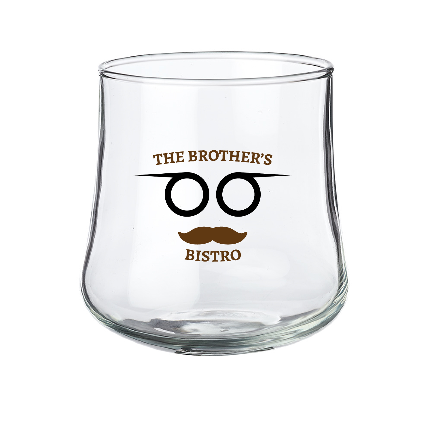 11 oz. Belle Stemless Glasses (2 Color Imprint) 6