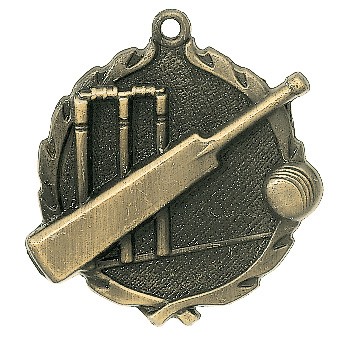 Cricket Wreath Medal, 1 3/4" 1