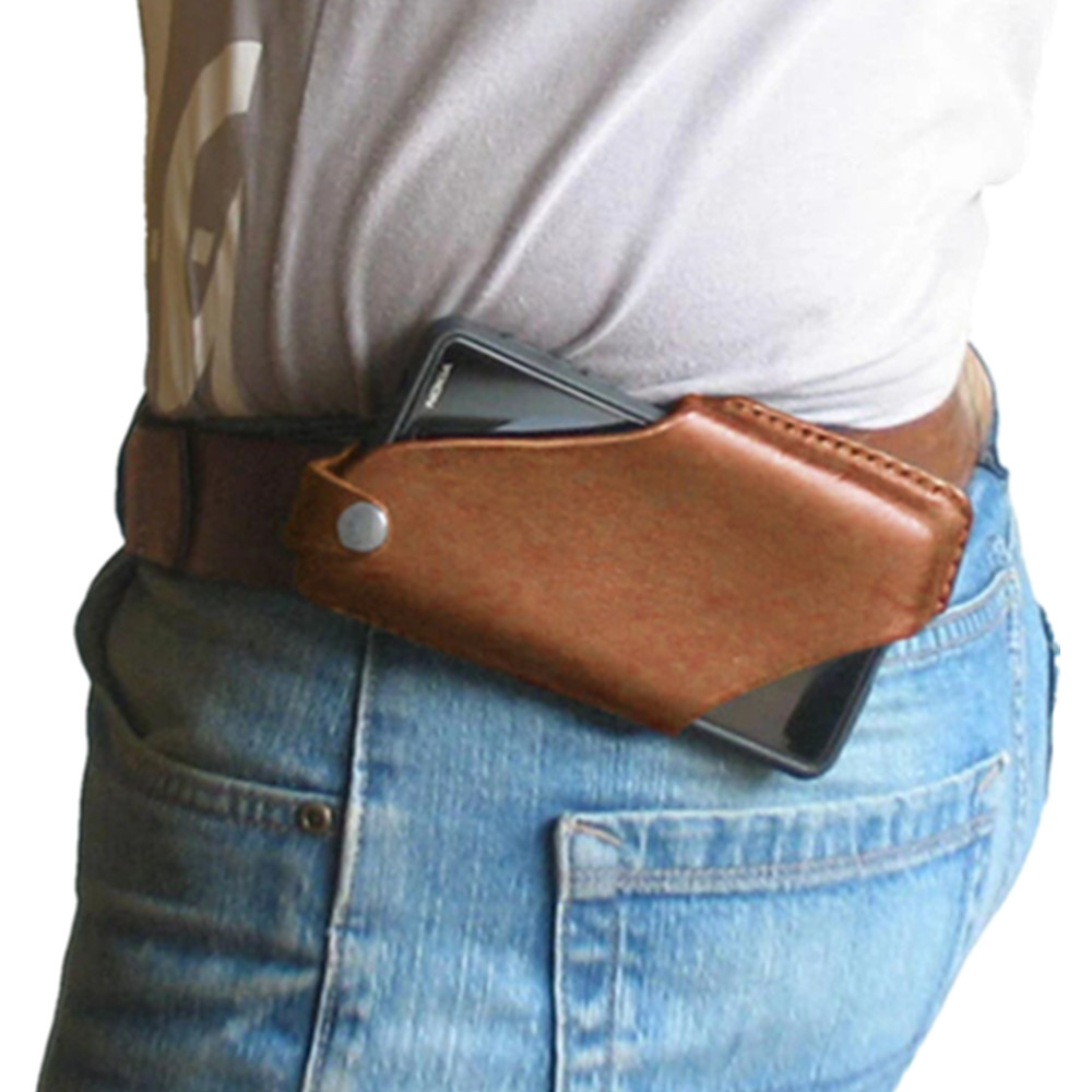Leather Waist Bag For Smart Phone Pouch 2