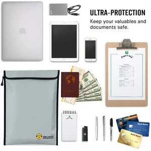 Fireproof Waterproof Money Document Bag 5