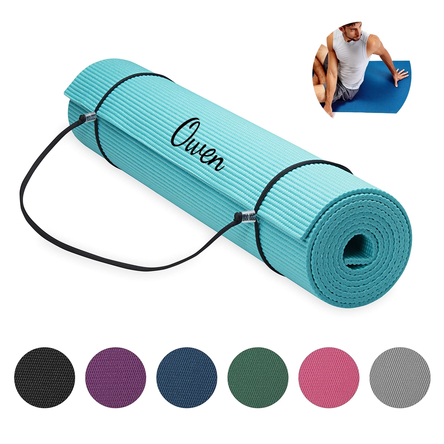 Yoga Mat with Shoulder Strap 1