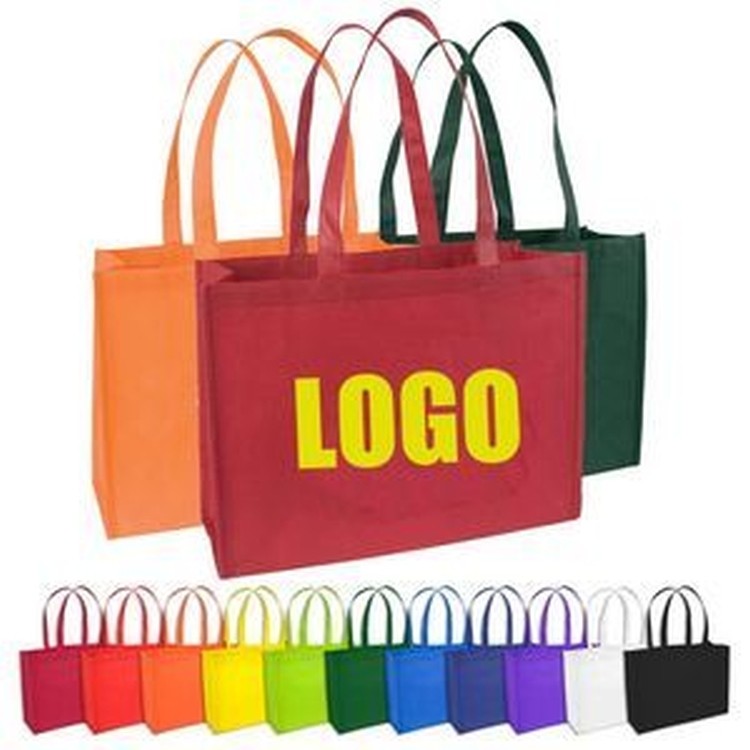 80 GSM Non-Woven Carolina Large Gusseted Tote Bag 1
