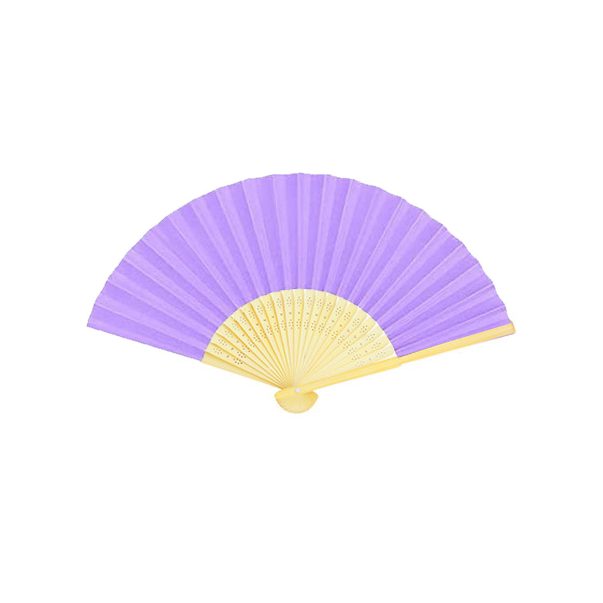 Paper Folding Hand Fan With Bamboo Frame 18