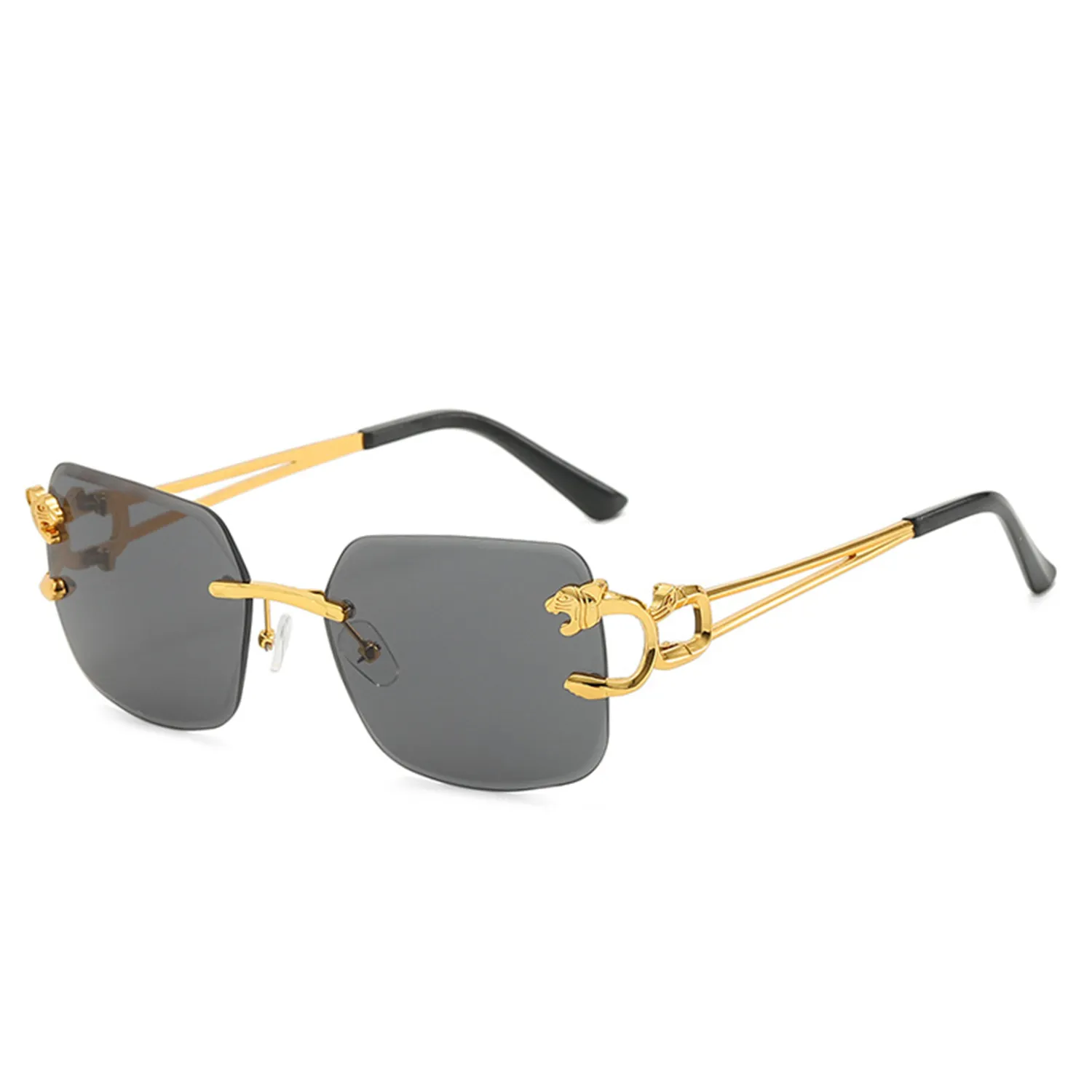 Rimless Square Sunglasses 5