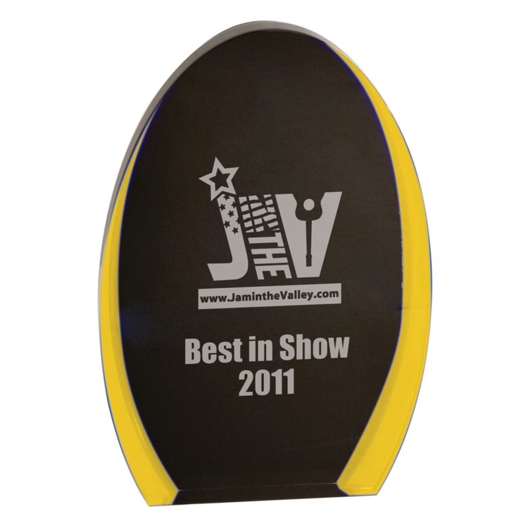 Luminary Acrylic Oval Award 2
