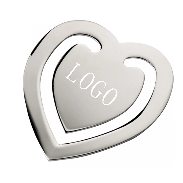 Metal Heart Bookmark 2