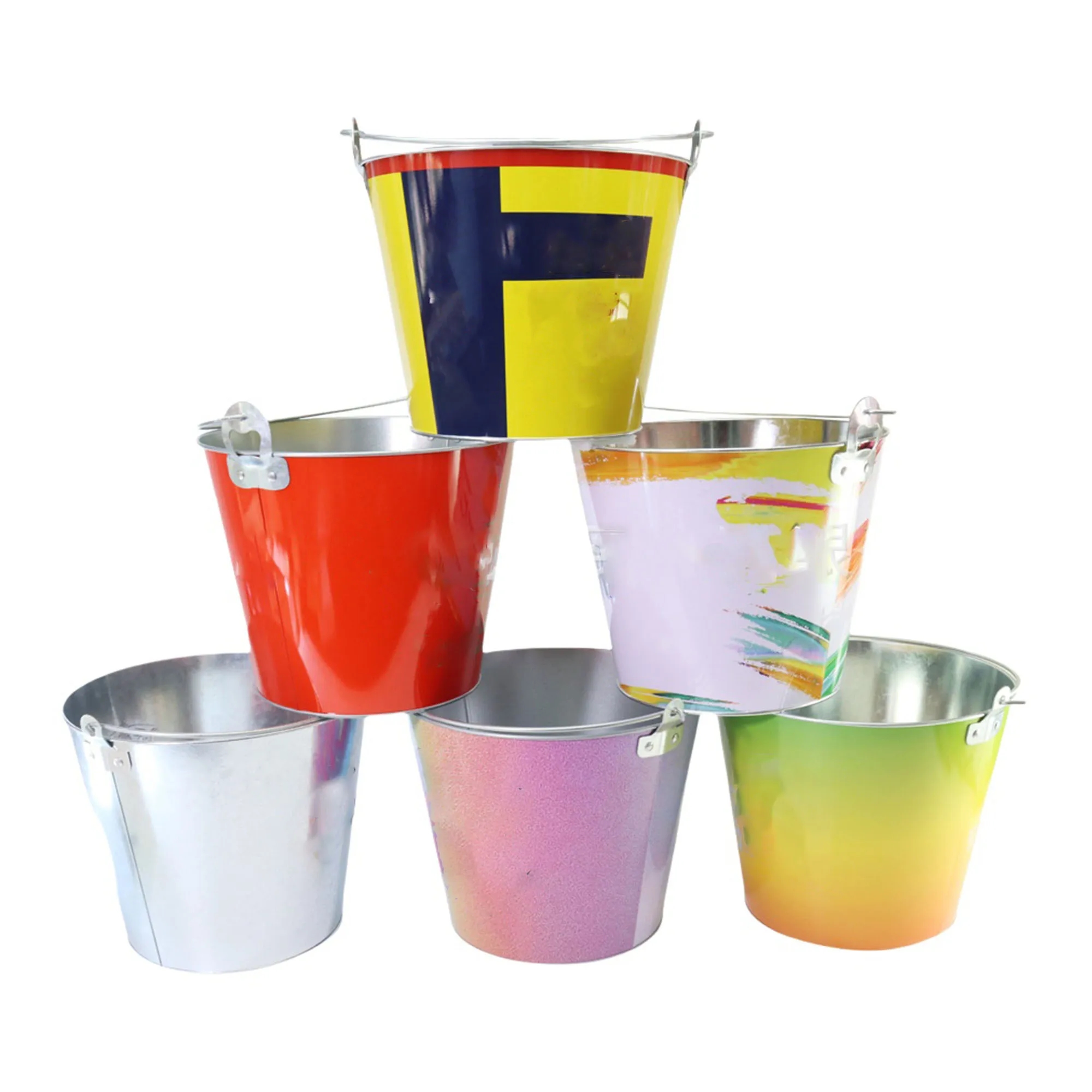 5L Ice Beer Wine Bucket Tongs Tub 2