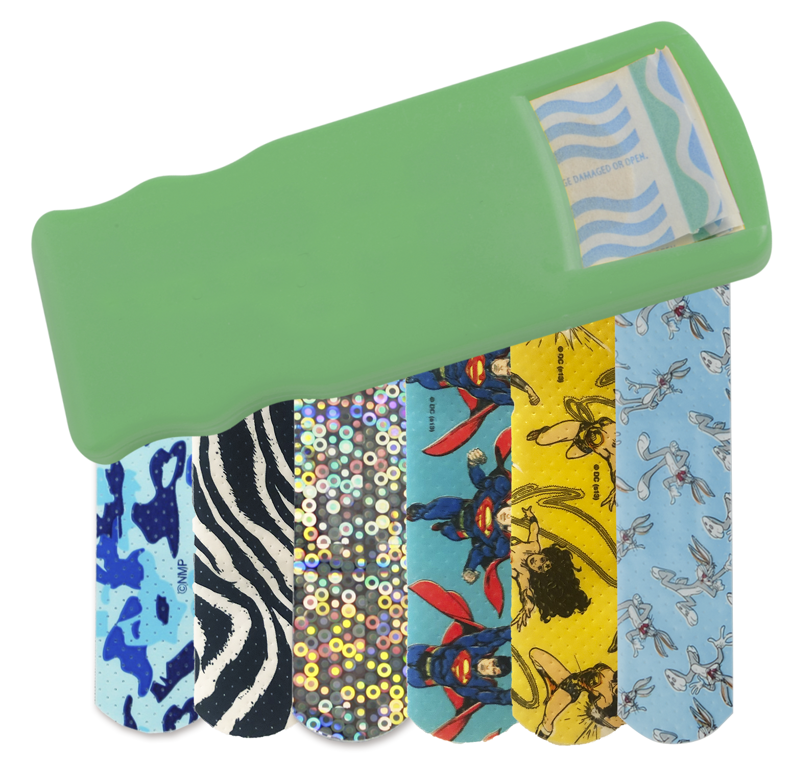 Bandage Dispenser w/ Pattern Bandages 18