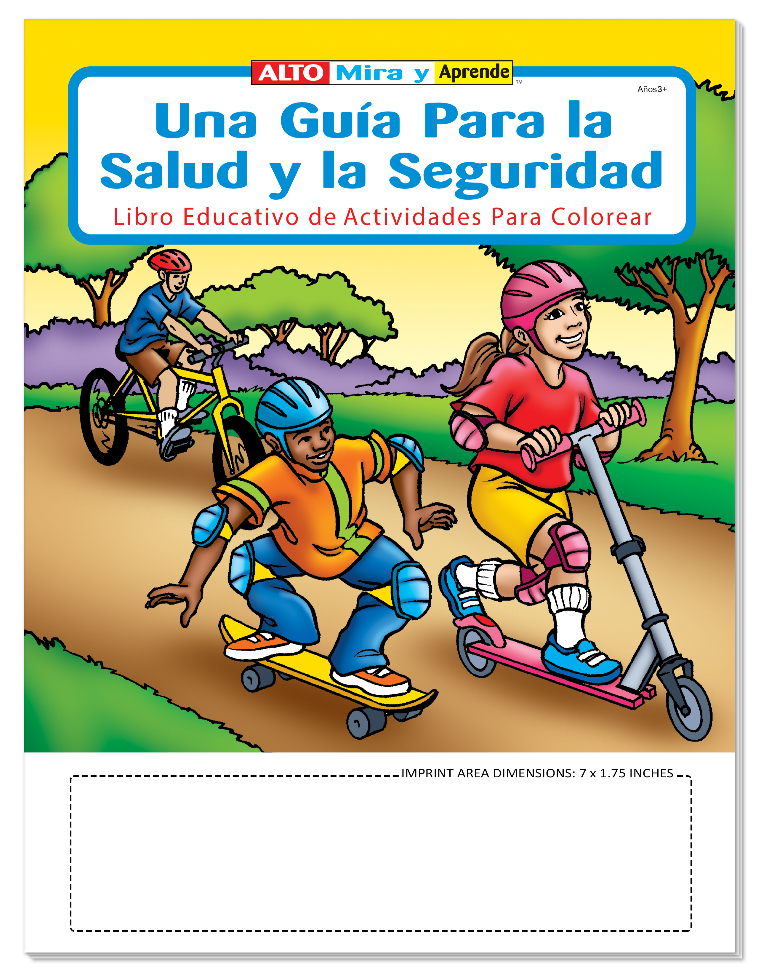 COLORING SET - A Guide to Health and Safety (Spanish) Coloring Book Fun Pack 4