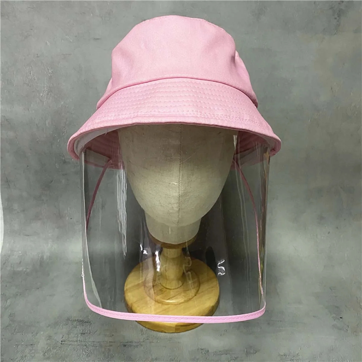 Fishing Bucket Hat With Detachable Transparent Face Mask 3