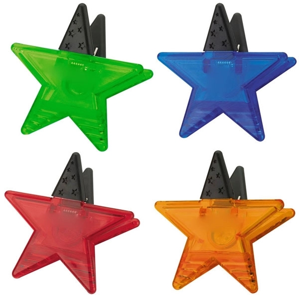Star Shaped Plastic Memo Clip 7
