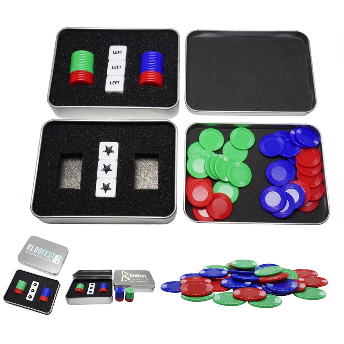 Custom Left Right Center Dice Set Board Game 2