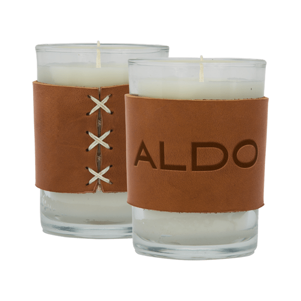 Harper 8 oz. Leather Wrapped Candle 48