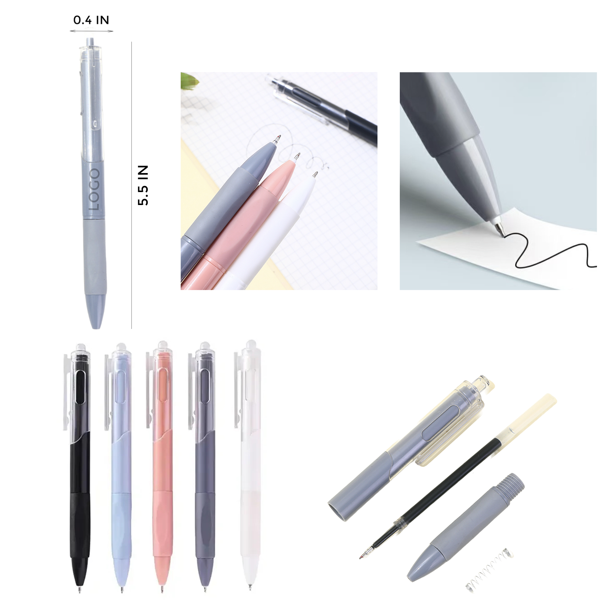 MOQ 10 PCS Versatile Click Ballpoint Pen 2