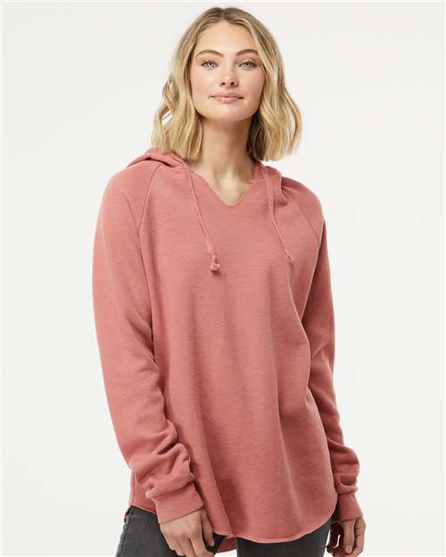 Women's Lightweight California Wave Wash Hooded Sweatshirt - PRM2500 11