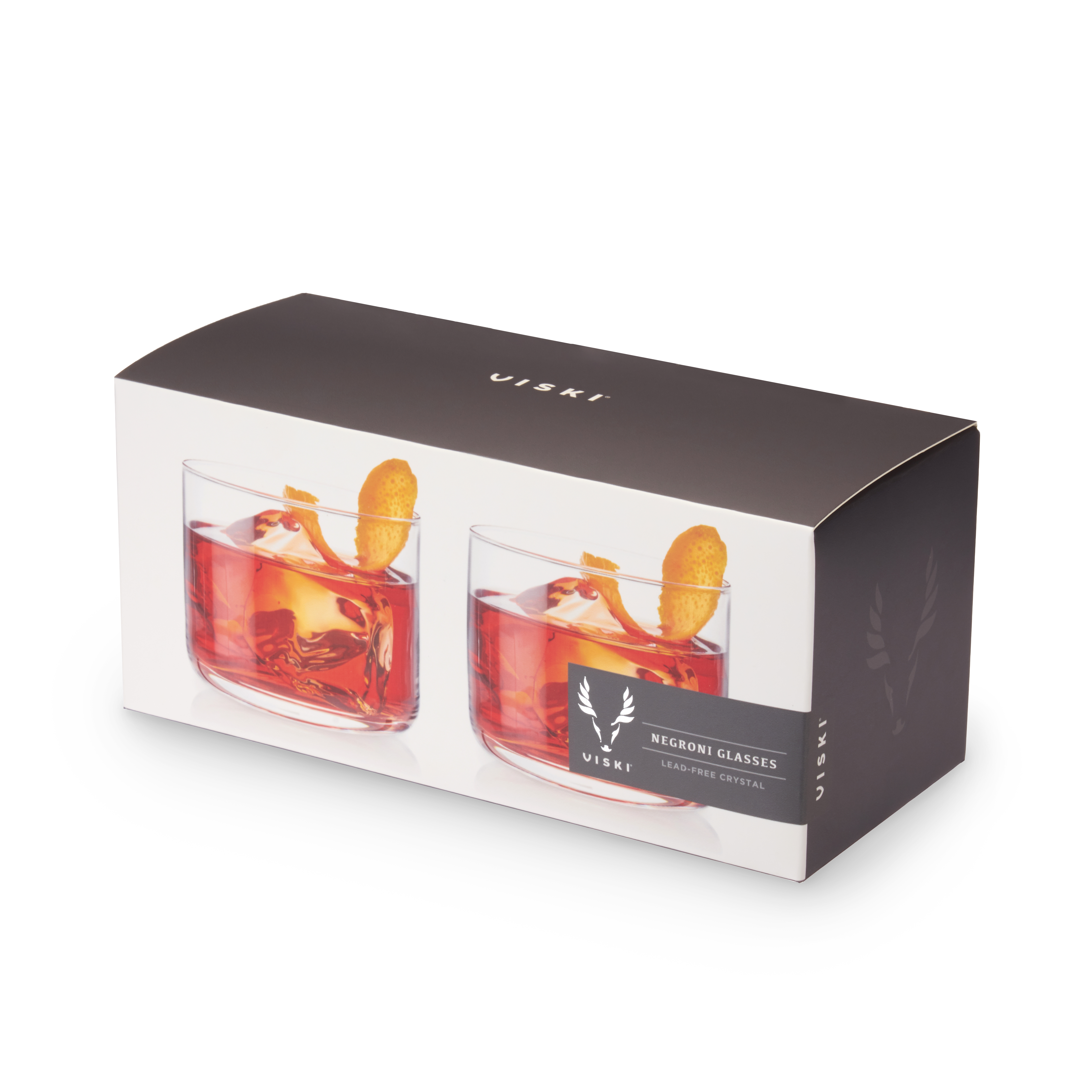 Viski® Crystal Negroni Glass, set of 2 3