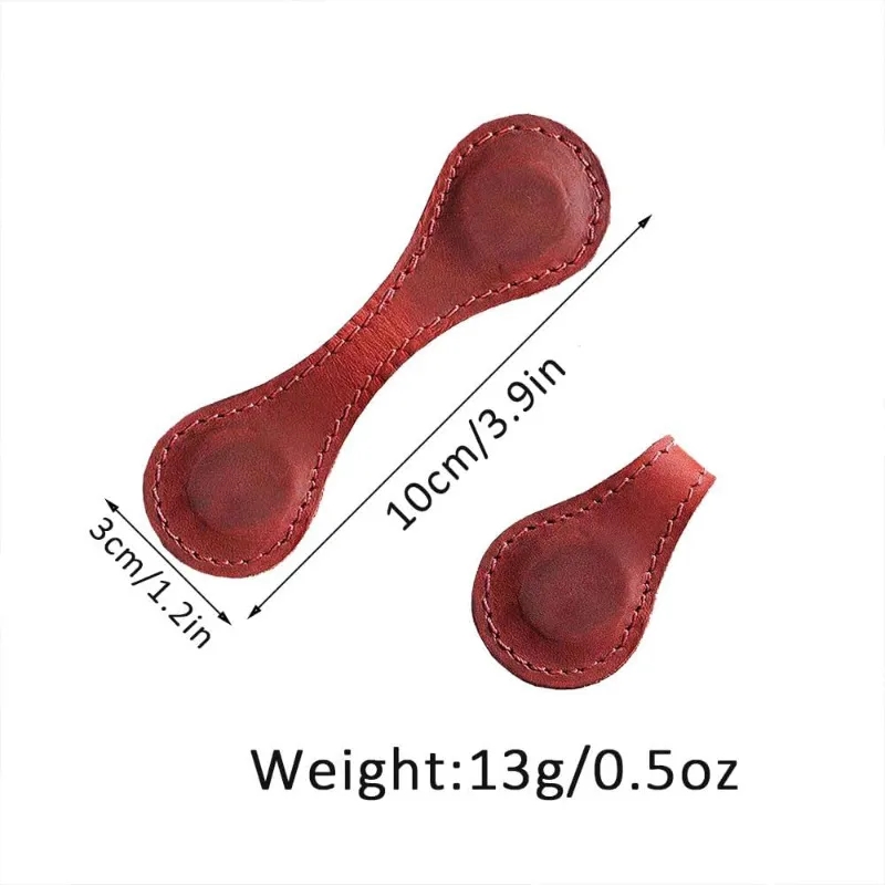 Leather Double-Sided Magnetic Bookmarks 1