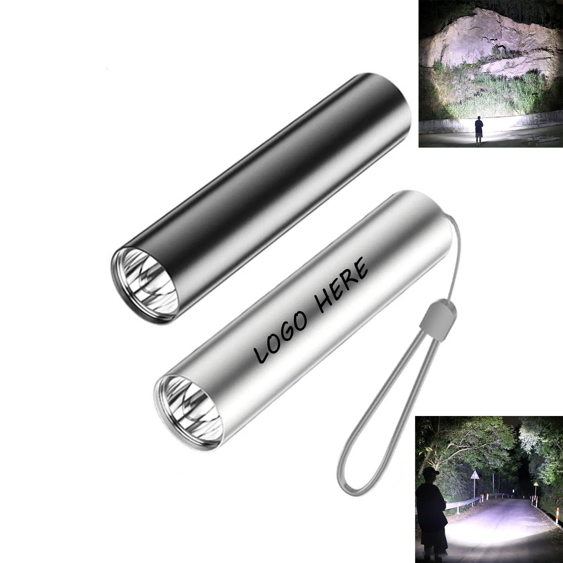 Aluminum Mini 100 Lumen LED Pocket Flashlight 2