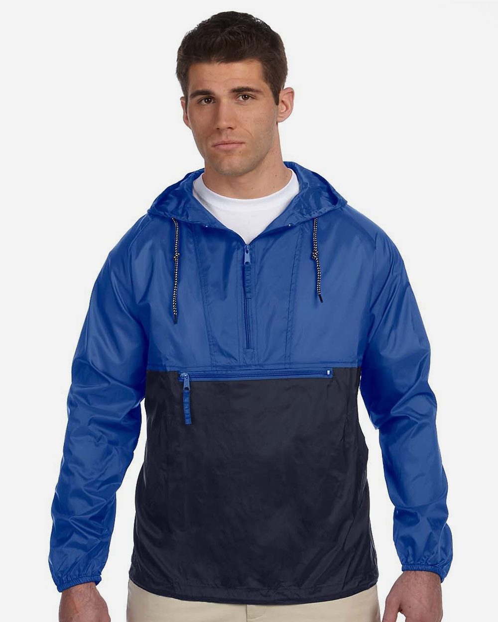 Men's Packable Hooded Nylon Jacket - M750 18