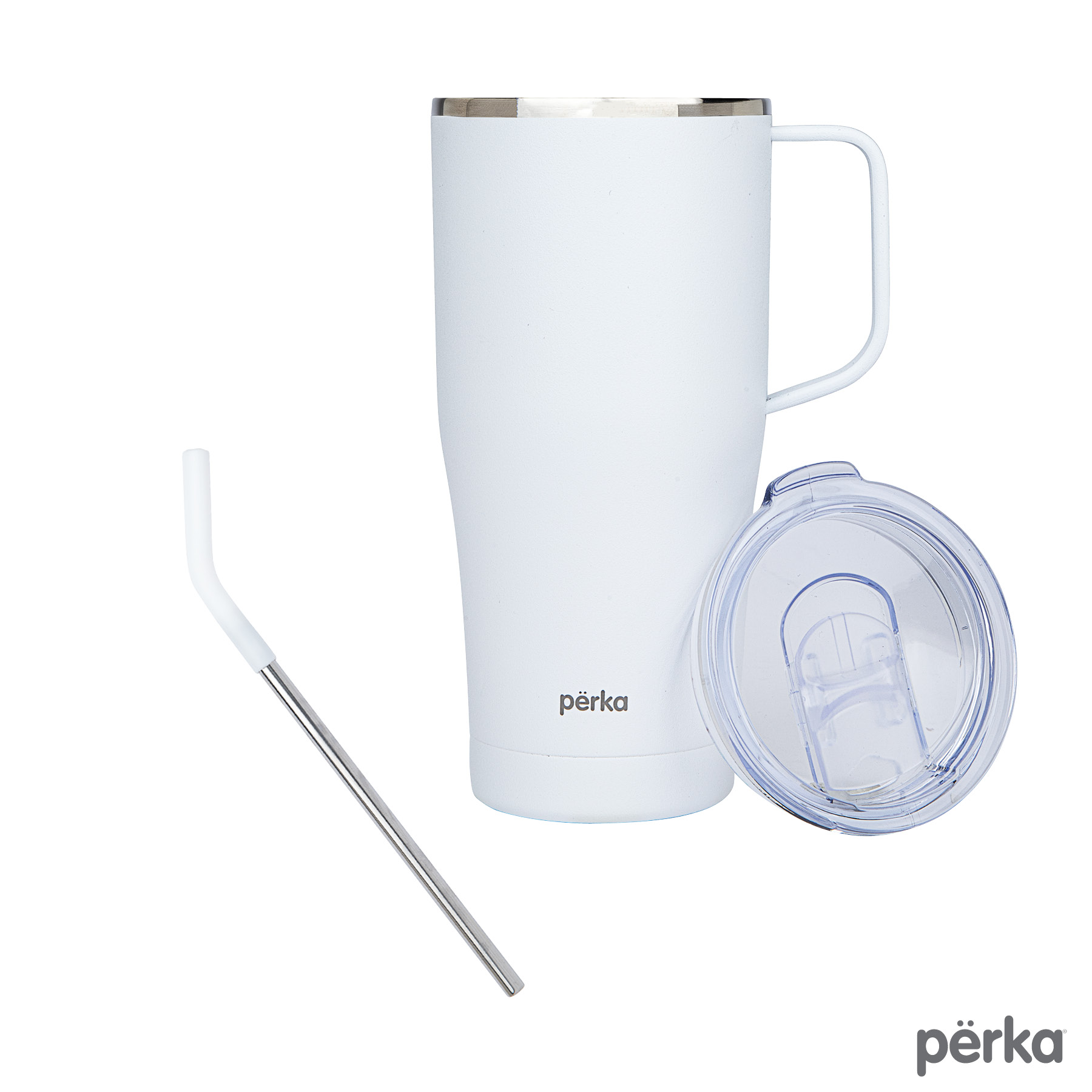 Perka® Clayton 20 oz. Double Wall, Stainless Steel Travel Mug 6