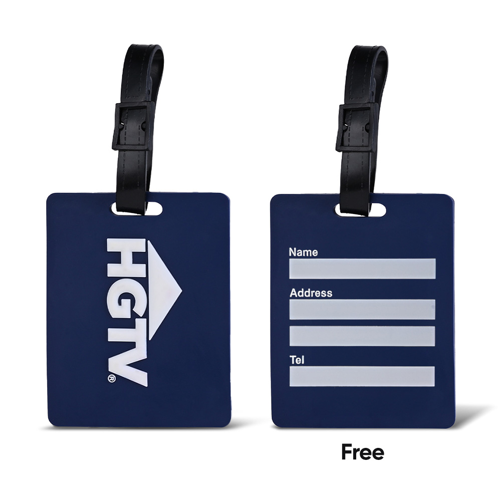 3.5" Custom 2D PVC Luggage Tags 7