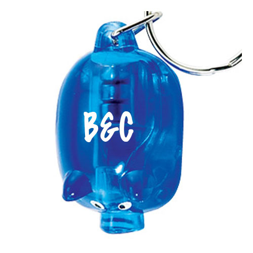 Light Up Piggy Keytag 2