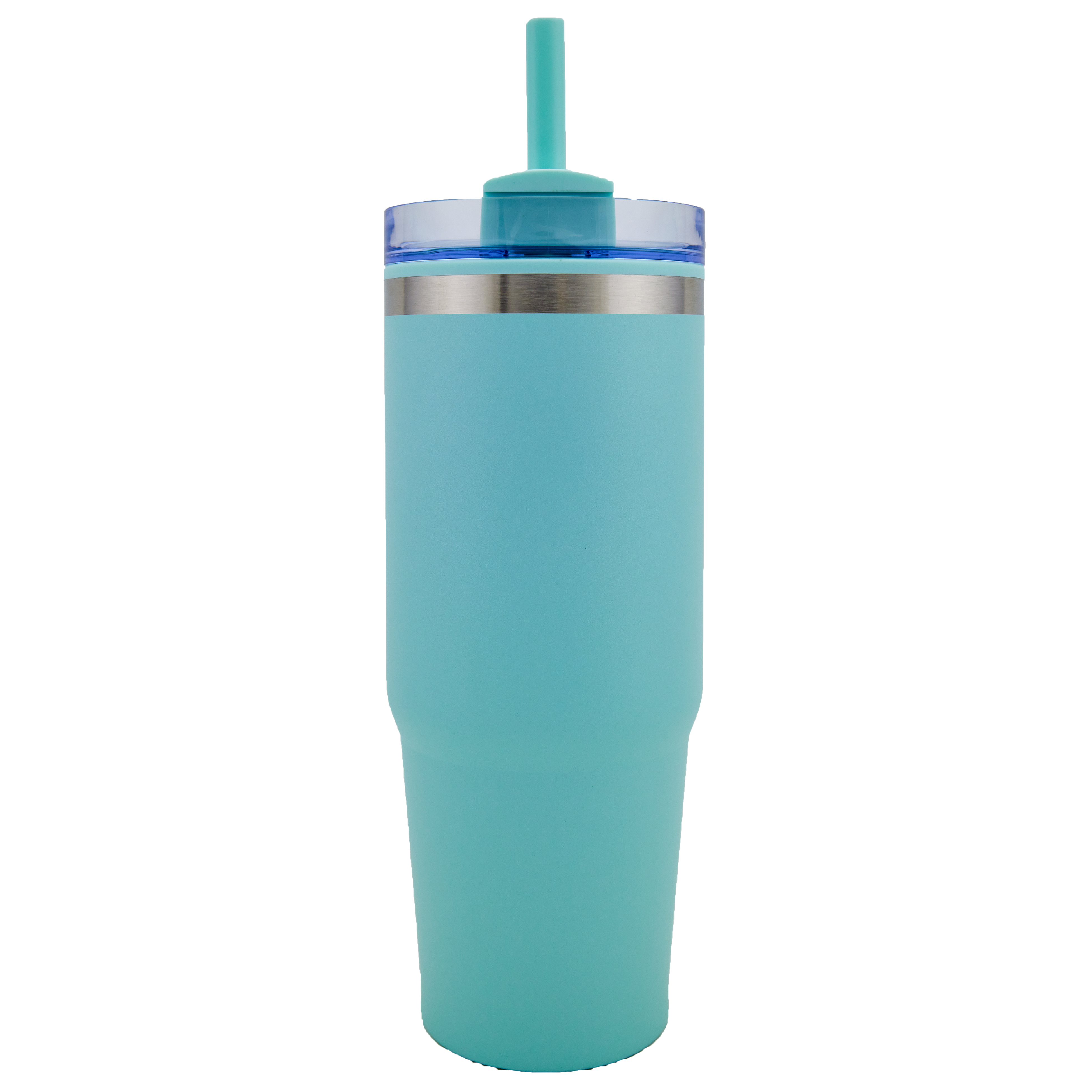 Madison 30oz SS/PP Tumbler with Straw (Cyan)
