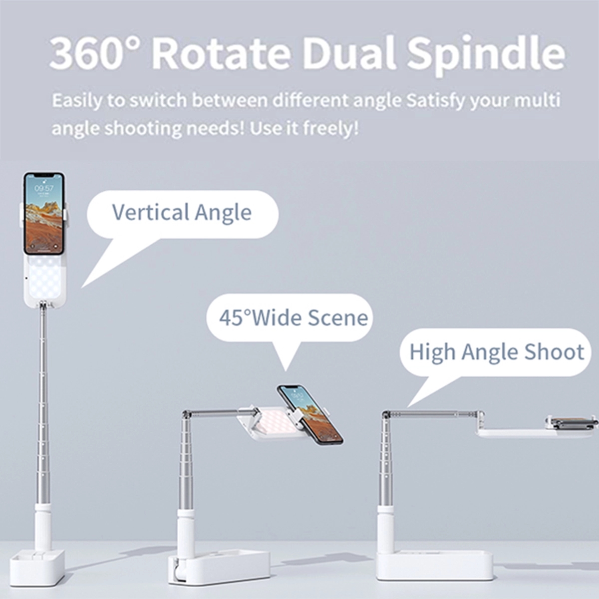 Wireless Foldable Selfie Light 8