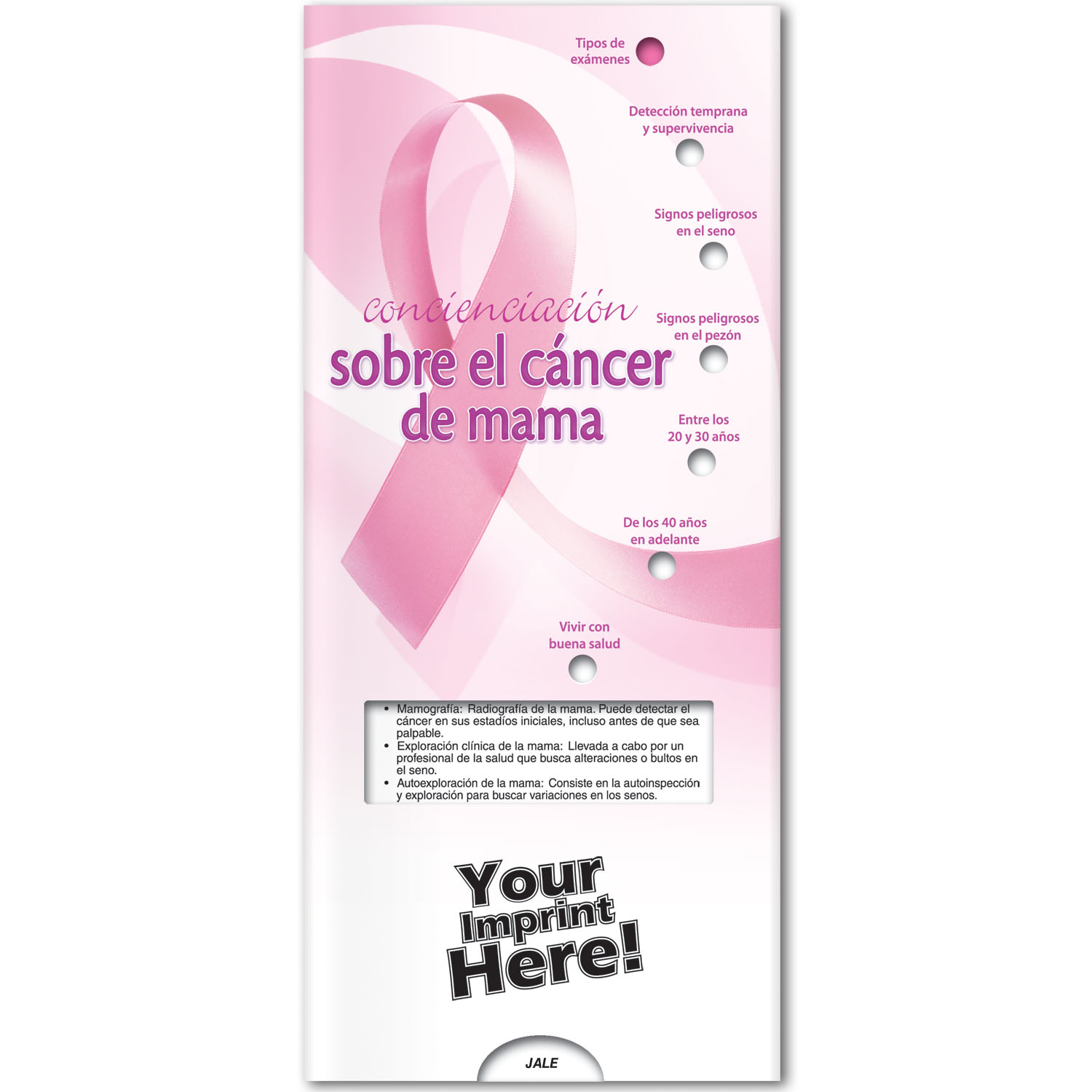 Pocket Slider - Breast Cancer Awareness (Spanish) 1