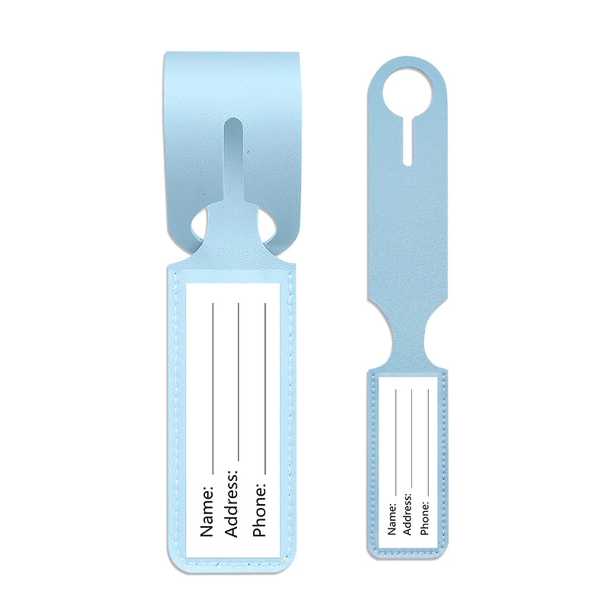 PU Leather Luggage Tag 11