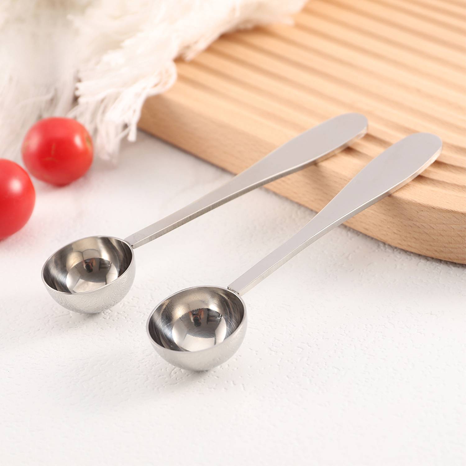 Stainless Steel Kitchen Measuring Scoop Spoon 4