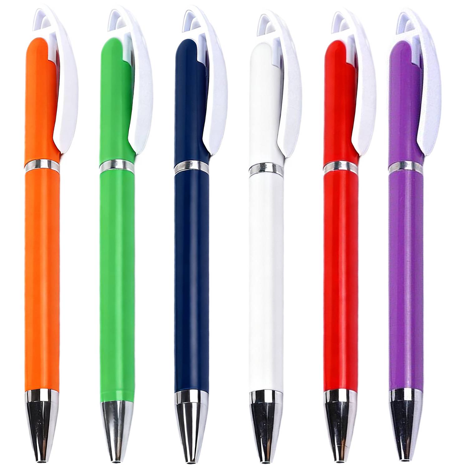 Wide Clip Retractable Ballpoint Pen 9