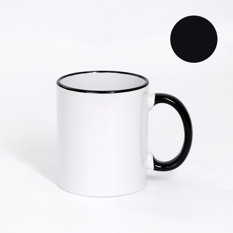 Two-Tone Coffee Mug 11 oz Ceramic Sublimated Cups 6