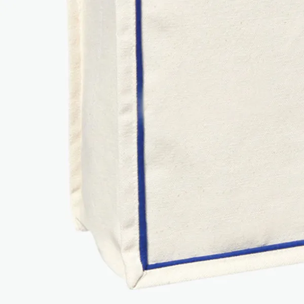 Canvas Cotton Nantucket Tote -15 3/4h x 15w x 6d 5
