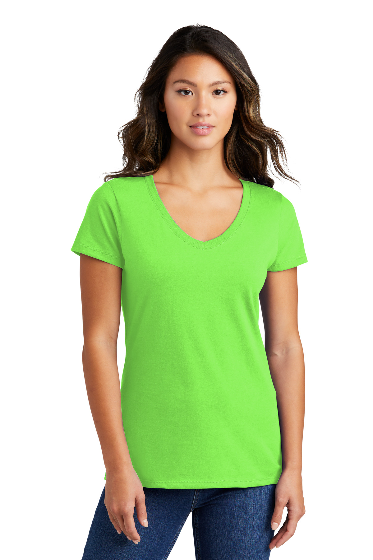 Port & Co Women's Fan Favorite V-Neck Tee. LPC450V 106