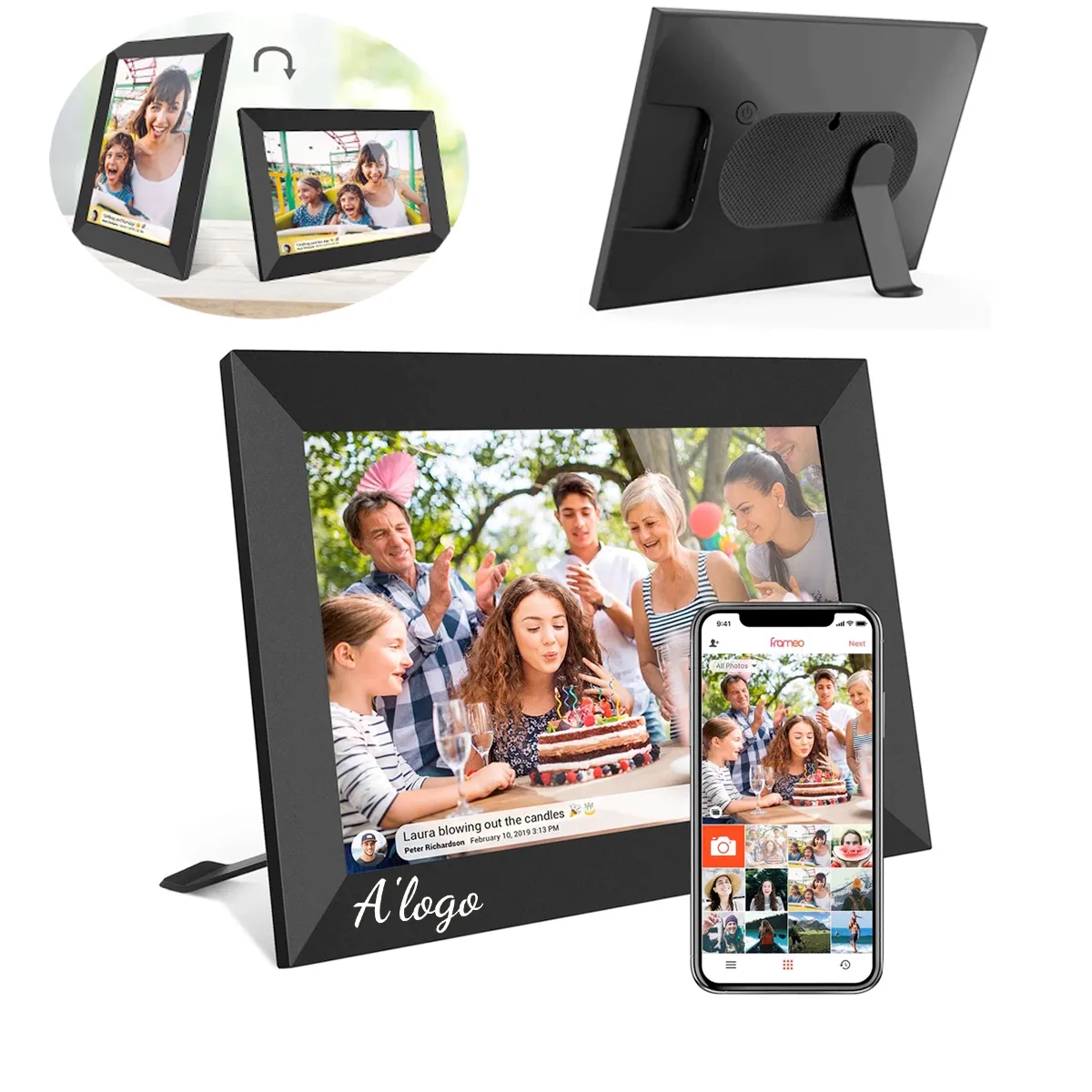 10.1 Inch Smart WiFi Digital Photo Frame 6