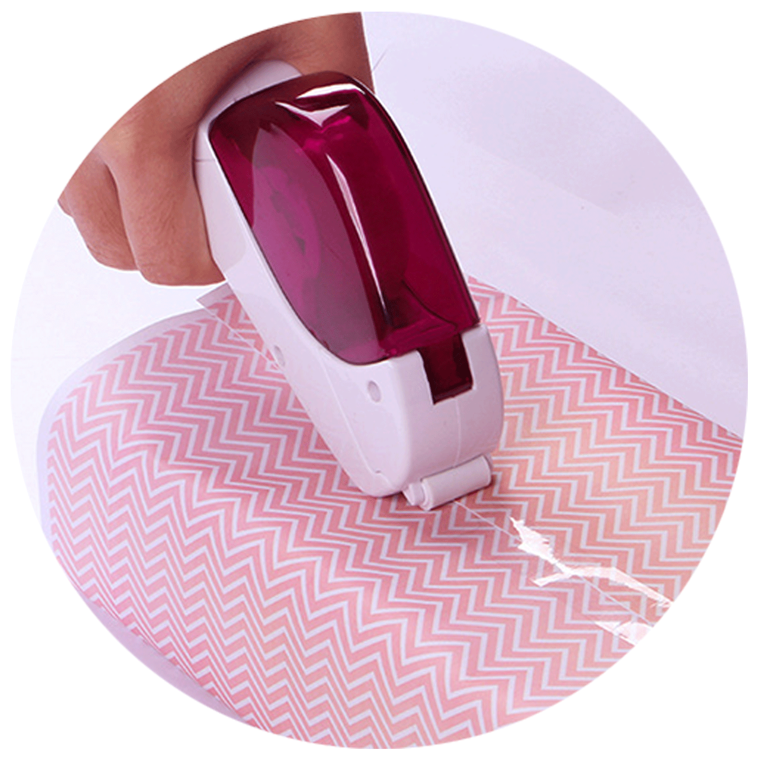 mini multi-colored stationery Tape cutter hand Dispenser 11