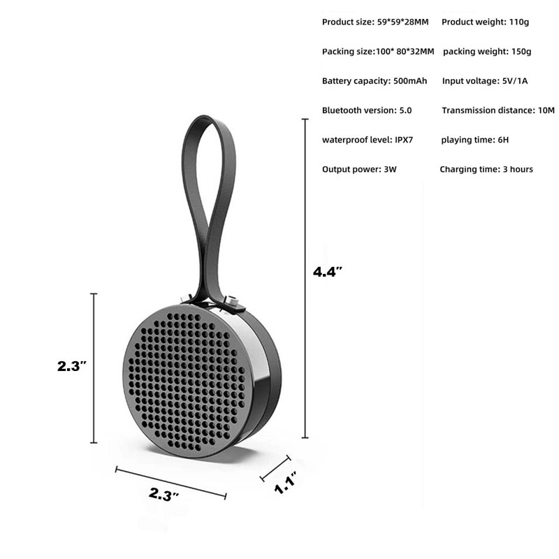 Custom Waterproof Portable Wireless Speaker 7
