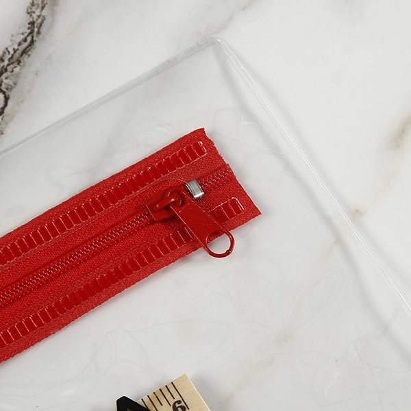 3-Ring Hole Punch Clear Pencil Pouch 1